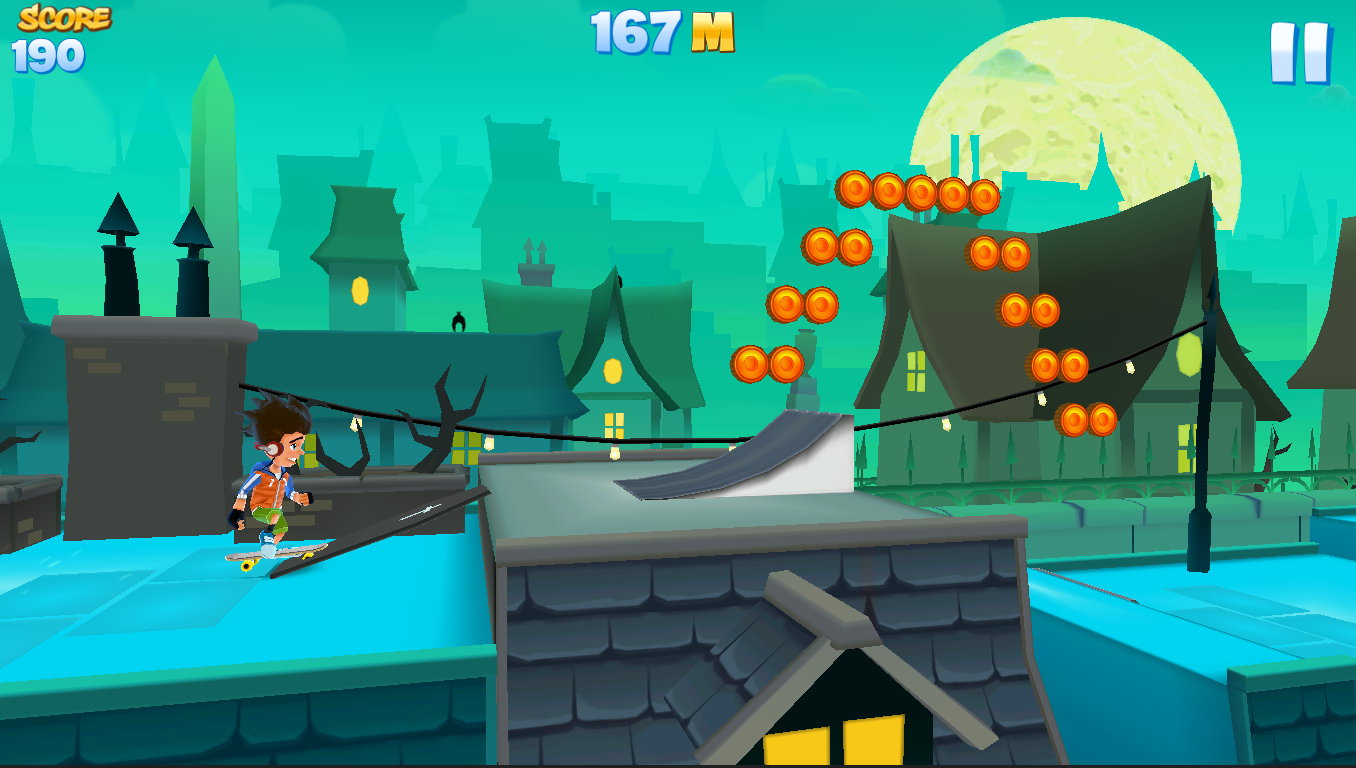 Rooftop Rush Game Screenshot