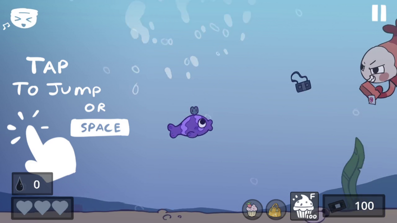 Swimmy Barnaby Game Screenshot