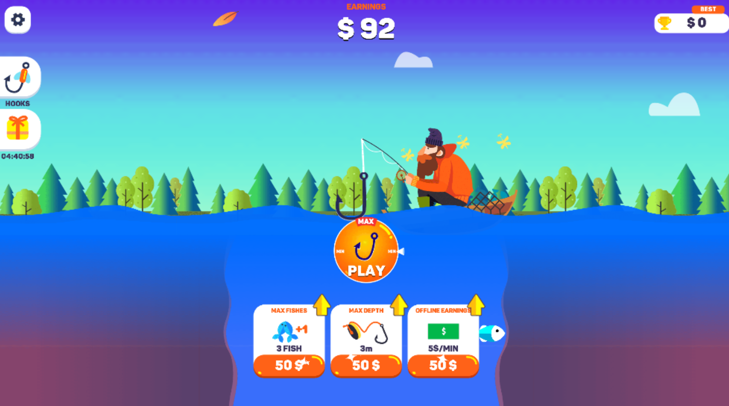 Tiny Fishing Game Screenshot